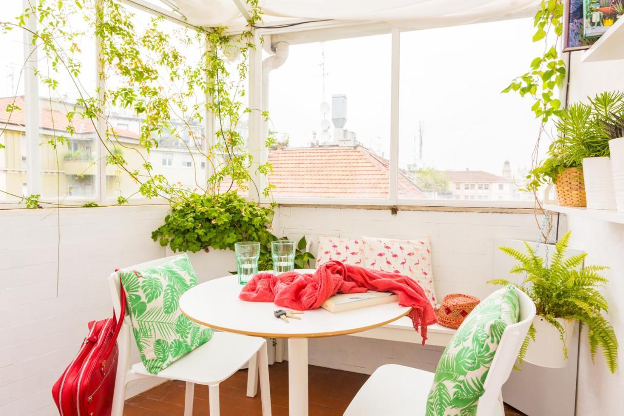 Duomo Views, Light, Jungle-Inspired Studio With Terrace มิลาน ภายนอก รูปภาพ
